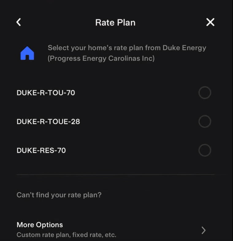 Tesla app customise charge rates step 3